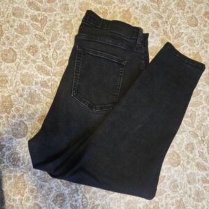 Everlane Curvy High Waist Crop Classic Black Skinny Jeans